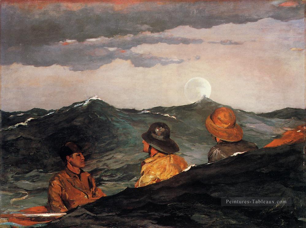 Embrasser la lune réalisme marine peintre Winslow Homer Peintures à l'huile